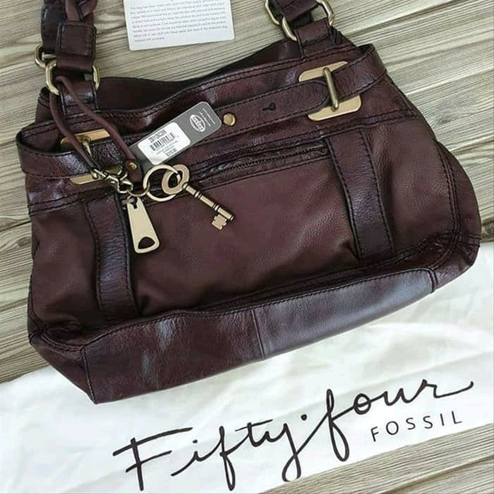 Tas Fossil fifty four hanna Expresso nwt duwstore original  Stock Terbatas