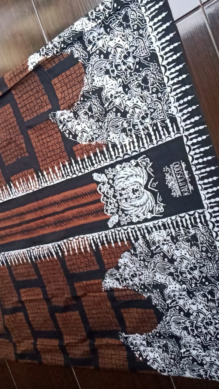 Sarung Batik Pekalongan Abstrak Motif Segoro Jagad Original Kalimosodo Bahan Primis Candi Mekar