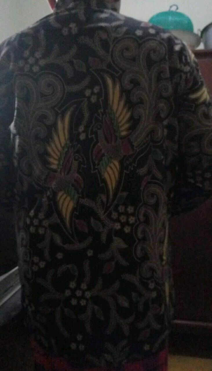 Atasan Kemeja Batik Pria Lengan Panjang Premium Full Furing Rajasakti Solo Ori Bak 064