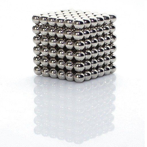 MINOCOOL Buckyballs Neocube Magnet Balls Toys 216 PCS 3mm - TH007004A - Silver