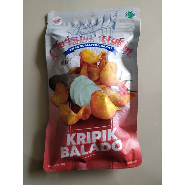 

Keripik Singkong Balado Bulat Christine Hakim 100 gram / Kripik Sanjai Oleh-Oleh Makanan Khas Padang