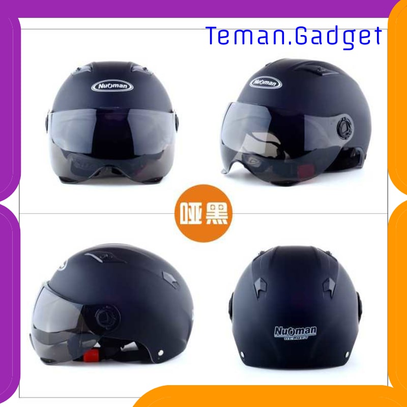 TG-IB758 TAFFSPORT HELM SEPEDA SKUTER MOTOR ELEKTRIK HALF FACE VISOR - 328