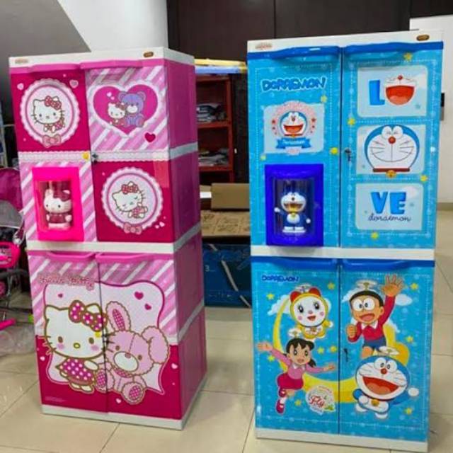 LEMARI PLASTIK 4 SUSUN KARAKTER NAIBA 9284