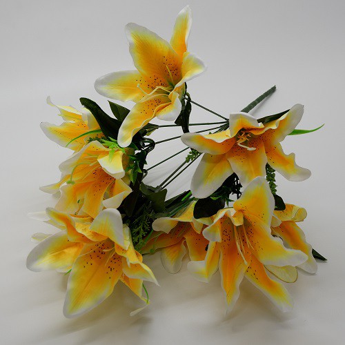 WANFLOWER Bunga Lily X10 * KUNING