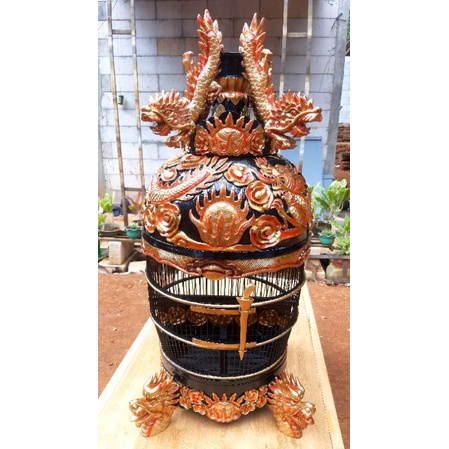 Sangkar Burung, Sangkar Ukir Naga, Sangkar Perkutut Ukir Jepara