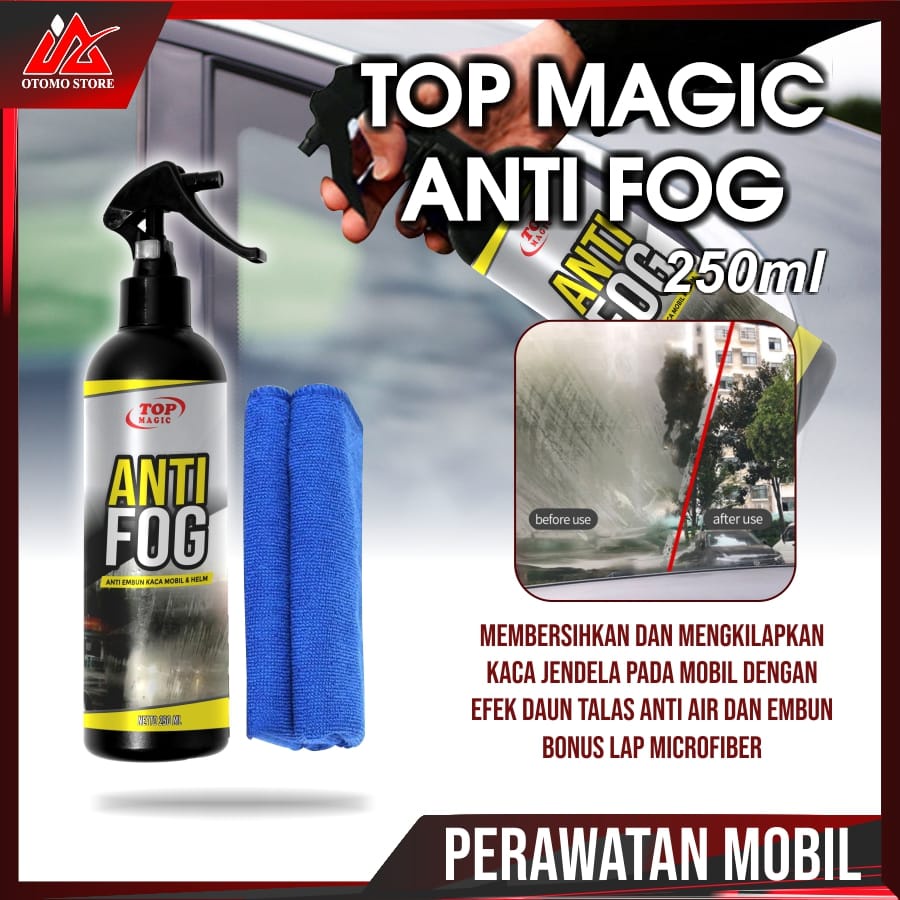 Cairan Pembersih Kaca Anti Embun Kaca Mobil Cairan Anti Fog Spion Mobil Spray Anti Fog Kaca Mobil Kaca Helm Kacamata Top Anti Fog 250ml