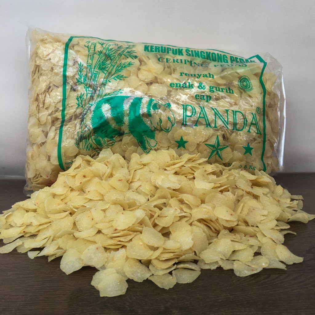 

Kerupuk Singkong Cap Panda (5 Kg) Singkong ASLI 100%