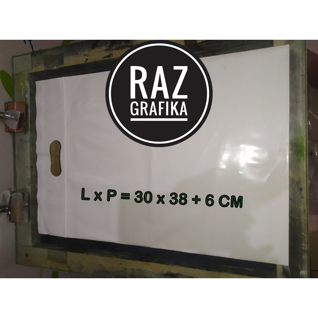 Plastik Klip ZipLock Putih Susu Packing Baju Sepatu makanan