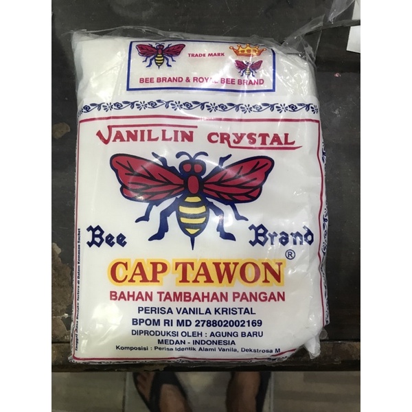 

Vanillin Crystal Cap Tawon @1KG