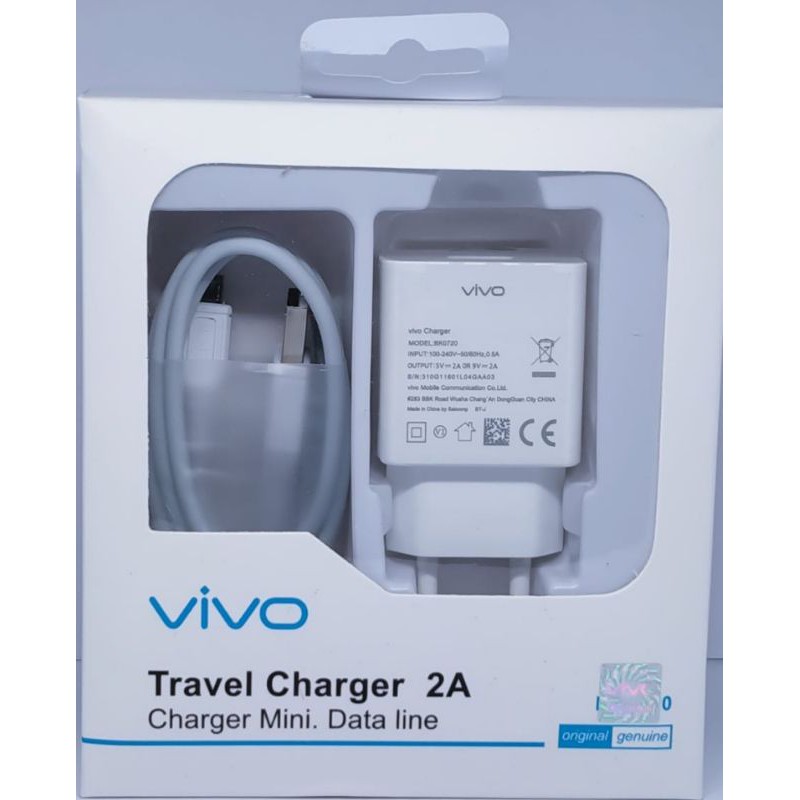 CHARGER CASAN TRAVEL ADAPTOR XIAOMI &amp; VIVO MICRO USB ORIGINAL