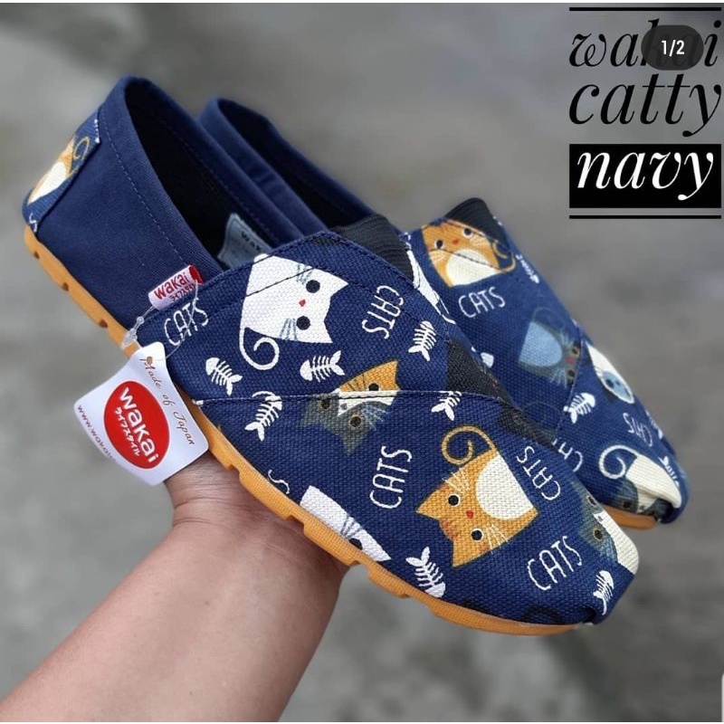 Slip on wAnita wk motif caty nevi terbaru