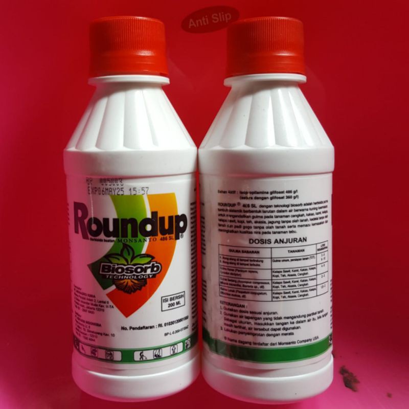 Roundup 486SL 200ML Herbisida Pembasmi Rumput Liar dan Gulma