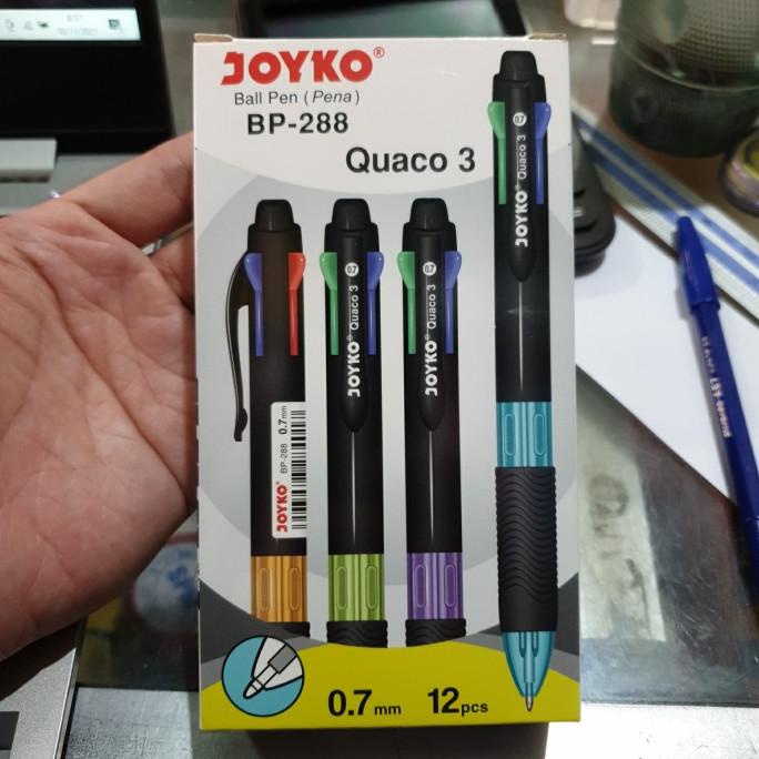 

TERMURAH Pen Joyko 4 warna BP-288 Quaco 3/PULPEN GEL/PULPEN LUCU/PULPEN 1 PACK/PENSIL WARNA/PENSIL 2B/PENGHAPUS JOYKO/PENGHAPUS LUCU/RAUTAN PENSIL PUTAR/RAUTAN ELEKTRIK/SPIDOL WARNA/SPIDOL PERMANEN/SPIDOL WHITEBOARD/CORRECTION TAPE