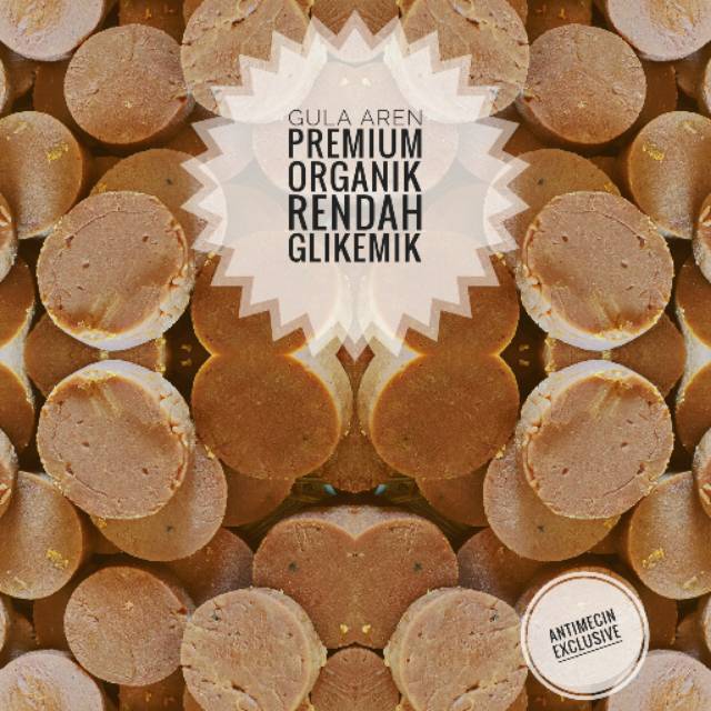 Gula Aren Premium Organik Rendah Glikemik Eksklusive Antimecin