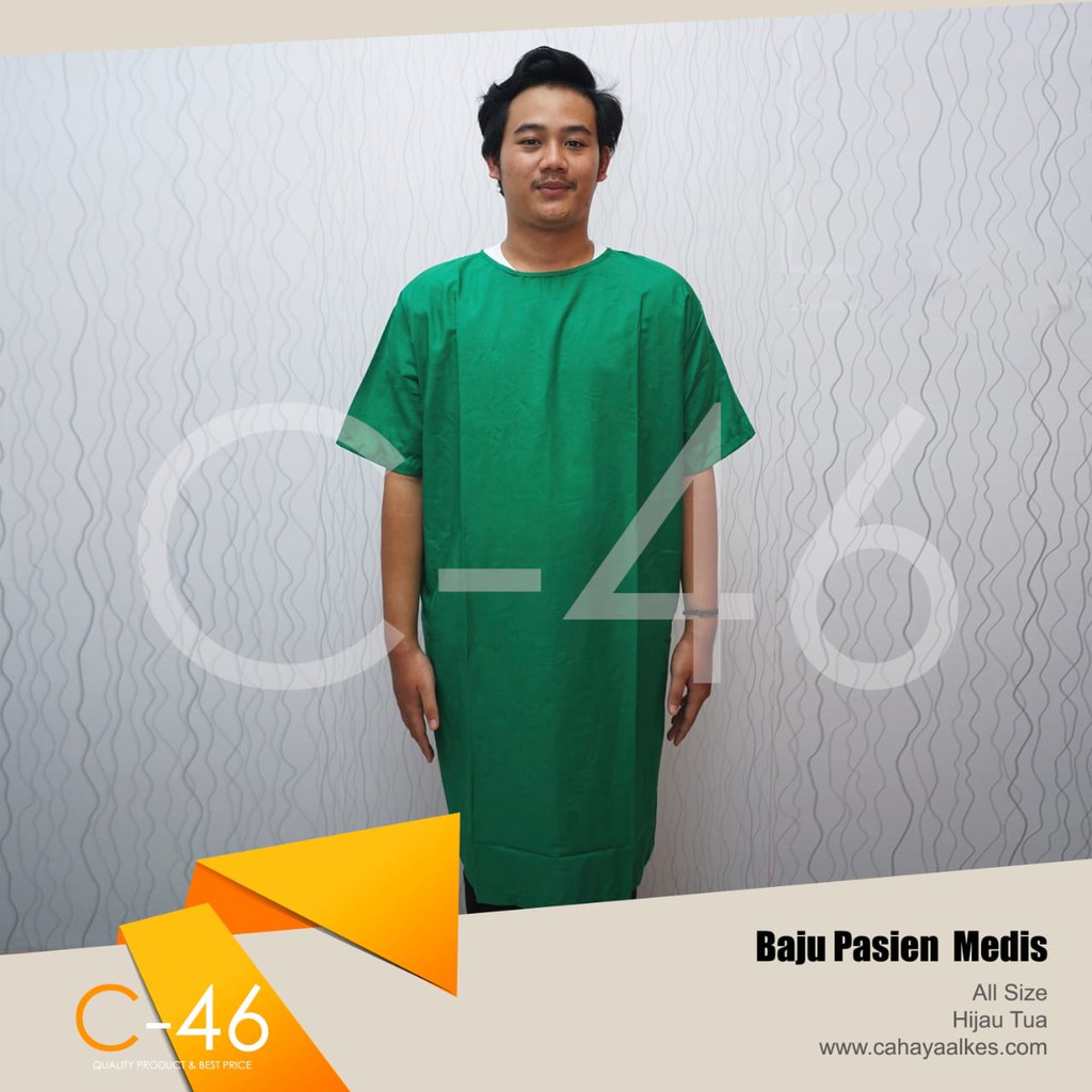 Baju Pasien| Seragam Pasien Operasi | Ikat Belakang