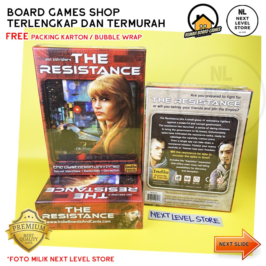 The Avalon Resistance Board Game -  TERMURAH! - READY STOCK