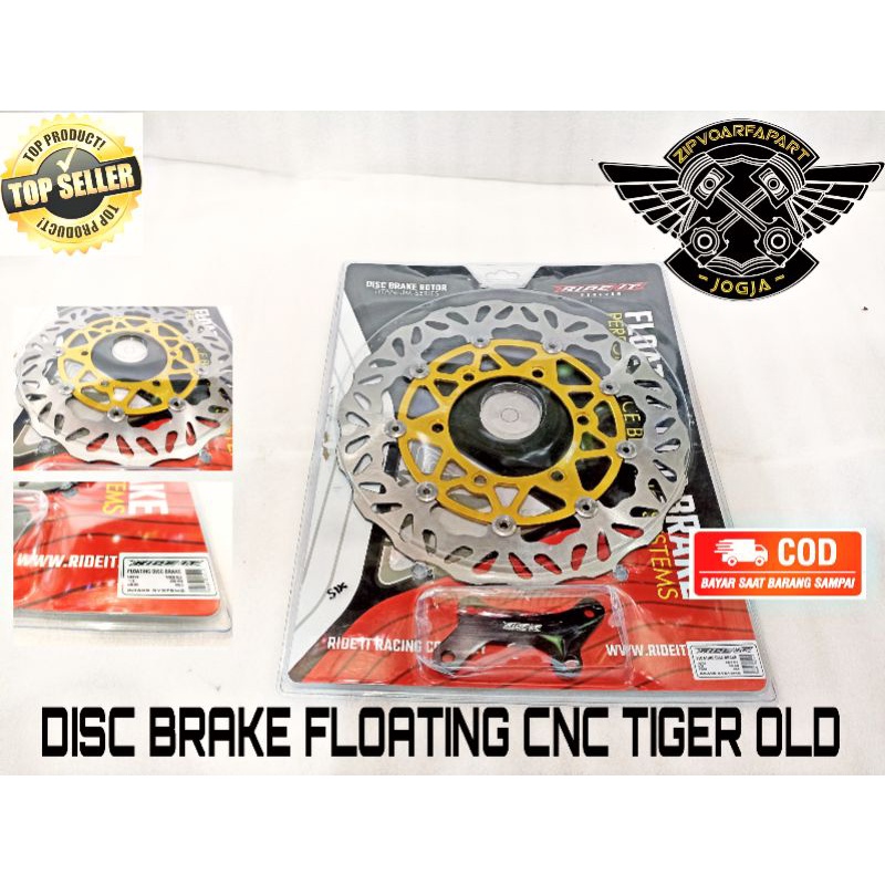 DISC BRAKE FLOATING CNC RIDE IT TIGER OLD 320MM PIRINGAN CAKRAM DEPAN TIGER OLD PNP CB GL MP TIGER