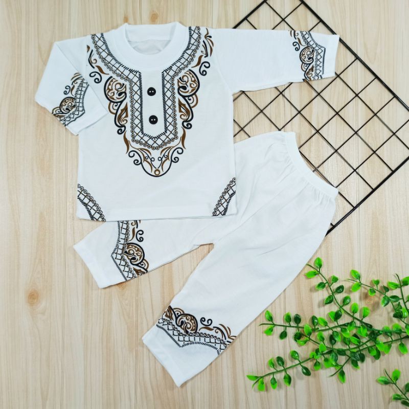 Baju Koko Anak size 0-9bulan / Pakaian Anak Laki-laki / Baju Bayi Laki-laki / Setelan Anak