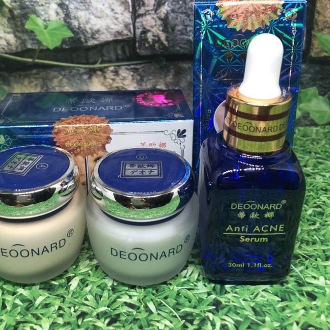 ⚡️Grosir⚡️ Paket Deoonard Set ( Biru )& Serum Deoonard Biru / Gold ?