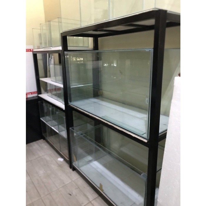 Rak Aquarium 100X50 3 Susun #Putra Aska
