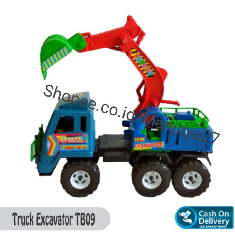 TB09 Mobil truck garuk mainan mobil truk Excavator TB 09
