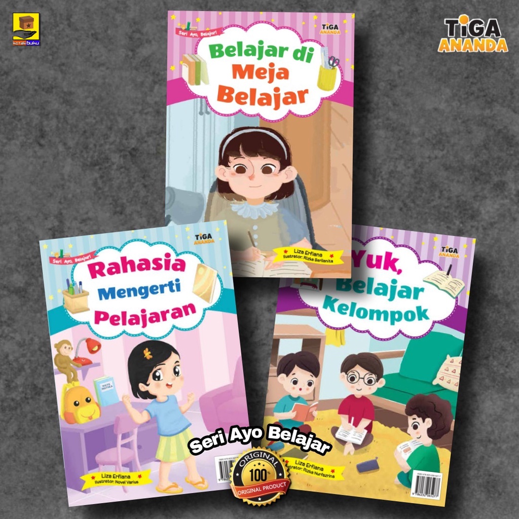 Buku Cerita Anak / Seri Ayo Belajar / Buku Anak / Buku Anak TK PAUD / Cerita Anak