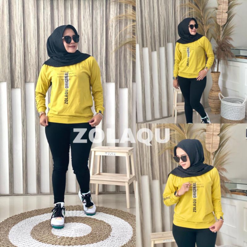 atasan kaos  wanita zolaqu terbaru  kaos  zolaqu original 