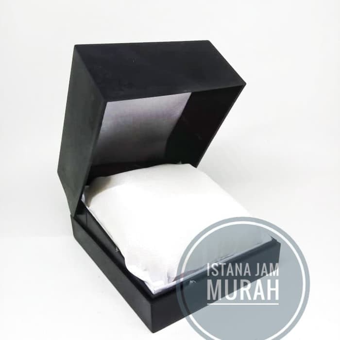 Hot Promo! BOX JAM TANGAN KOTAK PLASTIK HITAM TEMPAT JAM TANGAN MURAH SUPPLIER Baru!