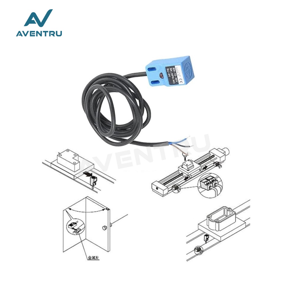 RTKQ Metal Proximity Sensor Detector Deteksi SN04-N Inductive Switch