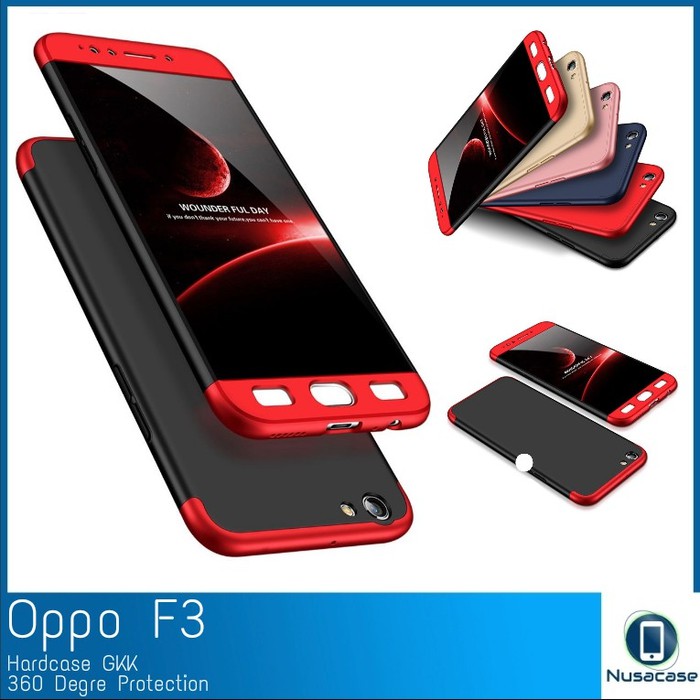 Casing Oppo F3 Hardcase GKK Protection Case Oppo F3