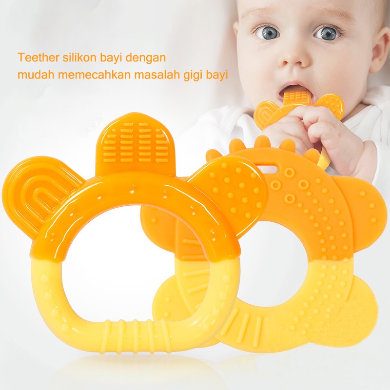 Mainan/Teether bayi/Gigitan bayi teether/Mainan gigitan bayi/Penumbuh gigi buah (B221)