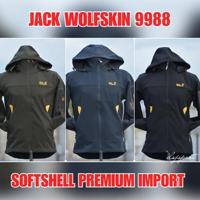 Jaket Gunung Outdoor Jack Wolfskin 2590 Softshell Premium Vietnam