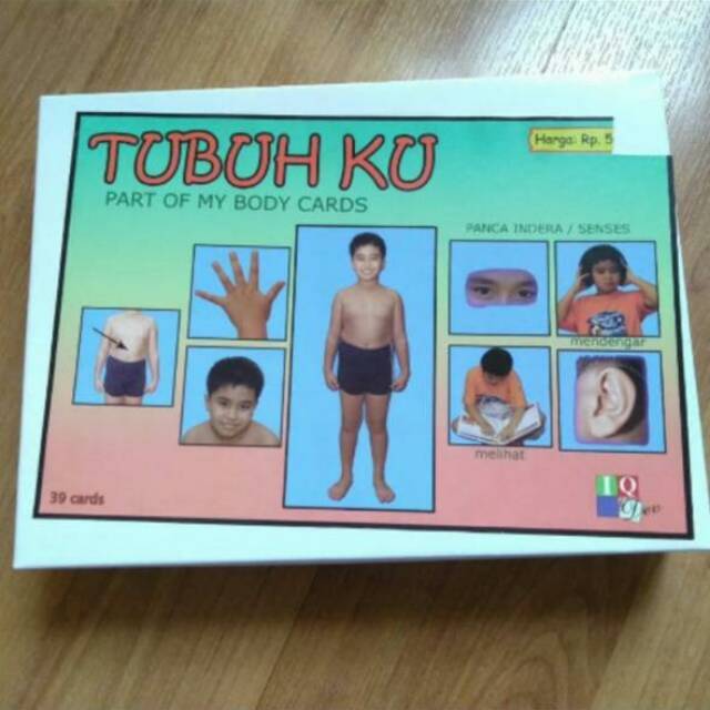 Kartu Wicara Terapi Prilaku - Iq Dev - Tubuhku