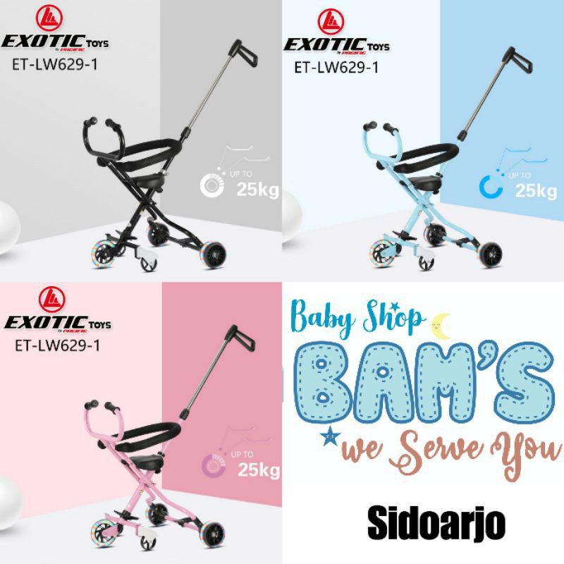 SIYA MAGIC STROLLER EXOTIC LW008 6291 STROLLER TRAVELLING EXOTIC RODA 5 LW 6291