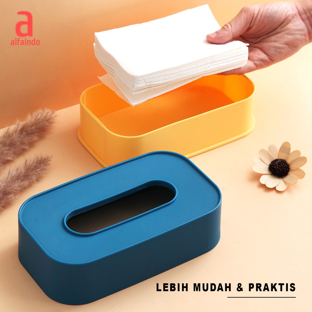 Kotak Tissue Unik Plastik Serbaguna Tissue Box Decorative KT001