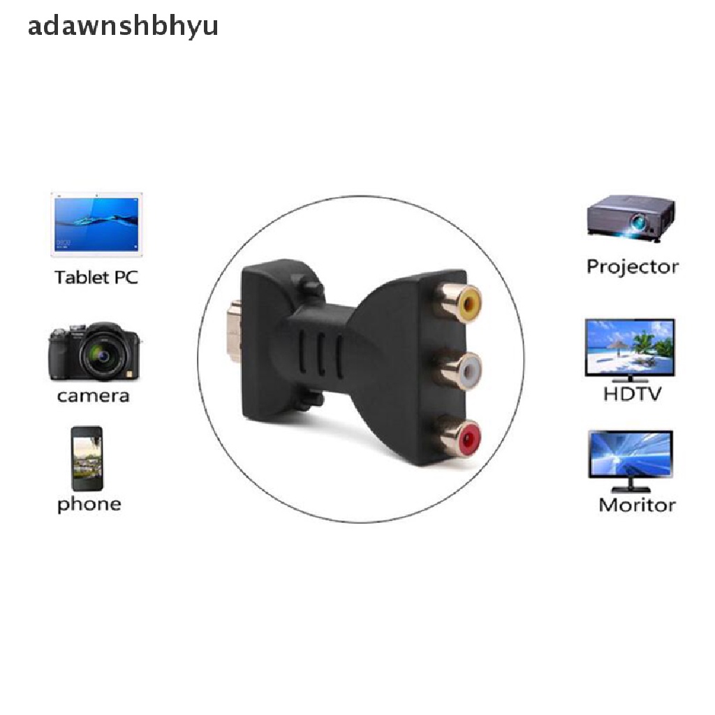 Adawnshbhyu Kabel Adapter HDMI 1080p Ke VGA RCA