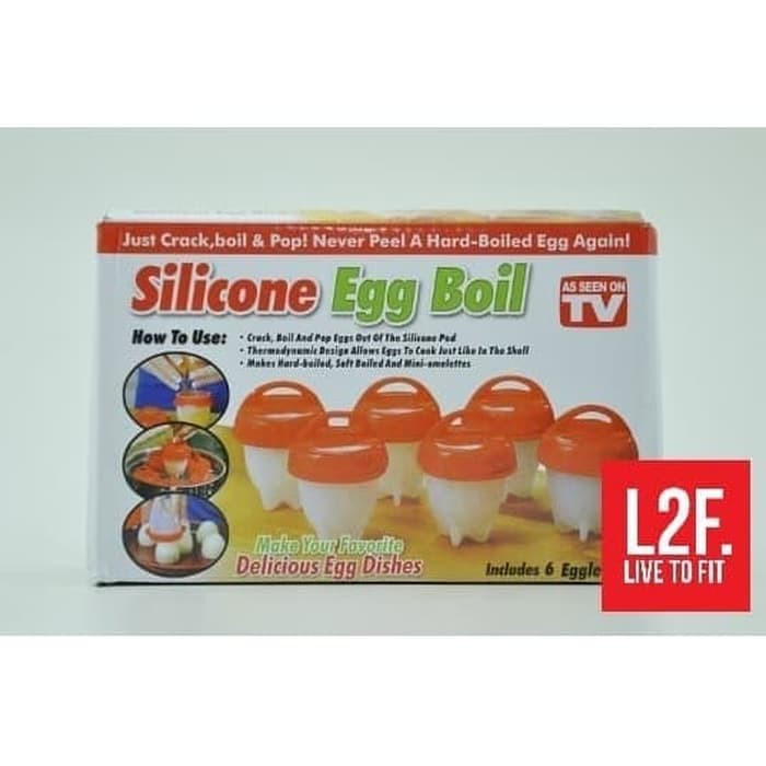 Cetakan Telur Rebus Unik / Silicone Egg Boil / Alat Masak Telur Rebus