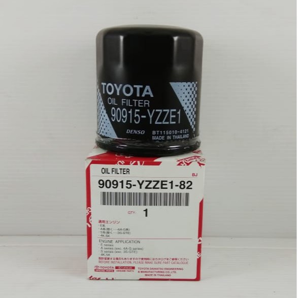 Filter Oli Vios Soluna Yaris Altis Starlet Corolla Vios Limo 90915-YZZE1-82 Original
