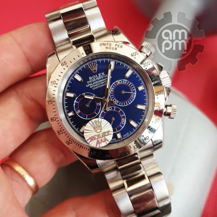 Suplier Jam Tangan Rolex Daytona Automatic Silver Tone