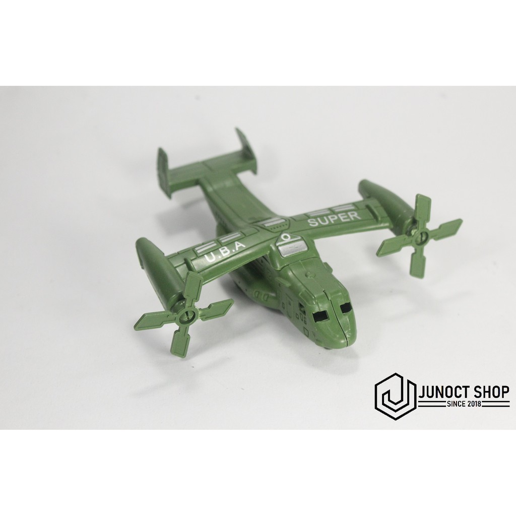 Maket Pesawat Baling Baling Perang Militer Plastik - Diorama Miniatur