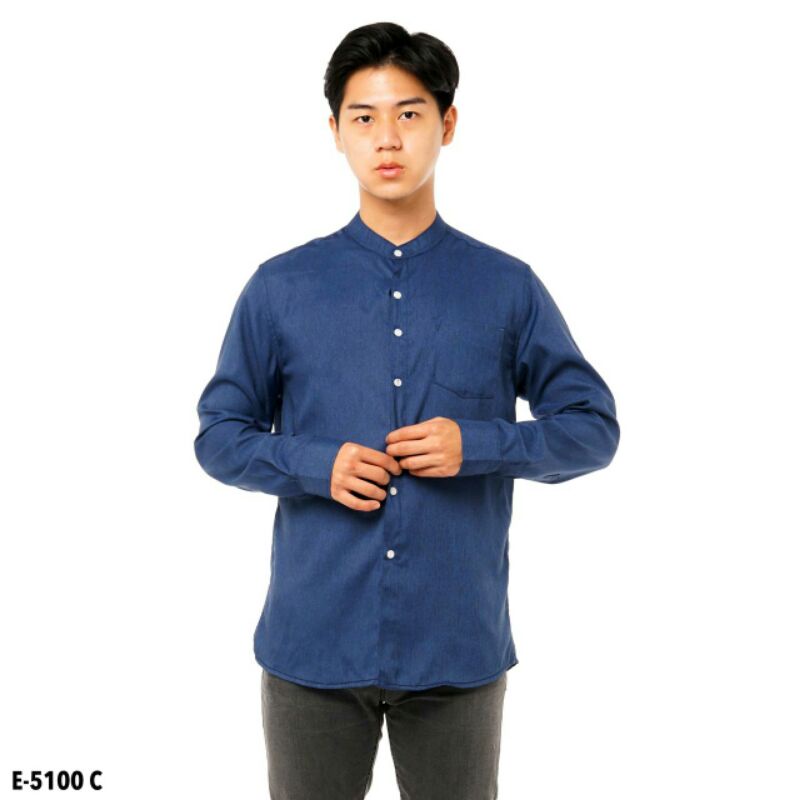 baju koko couple biru | baju koko seragam warna biru