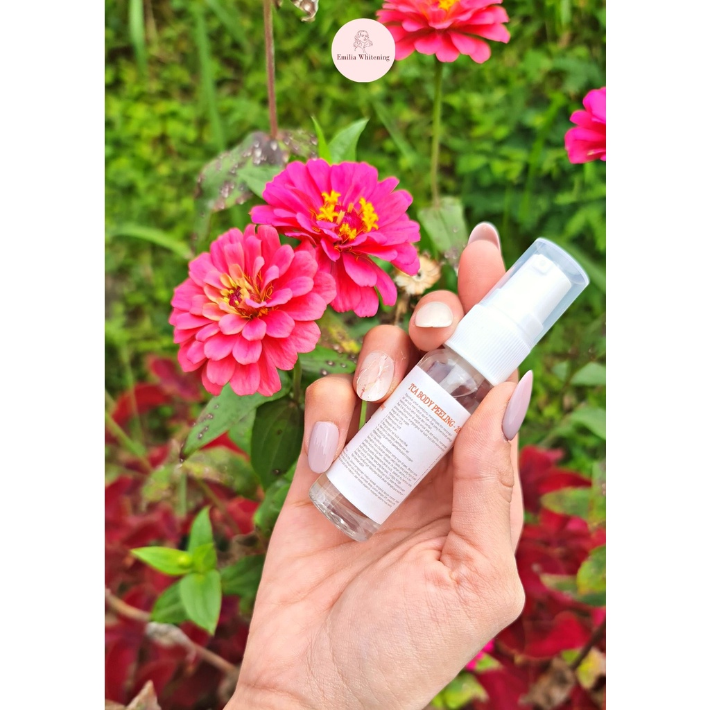 EMILIA WHITENING TCA BODY PEELING 20% 20ml-Peeling Tubuh Pencerah Penghilang Flek