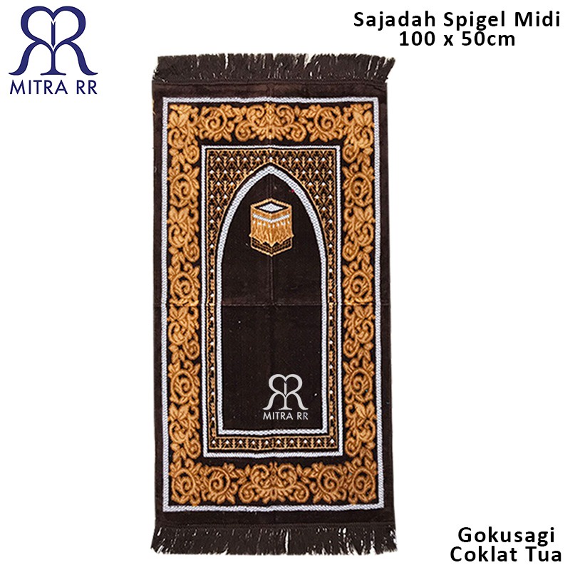 Sajadah Turki Midi Tanggung Uk 100 x 50cm Grosir Murah | Sajadah Spigel | Oleh-Oleh Haji Umroh| Prayer Rug Gokusagi Reyhan