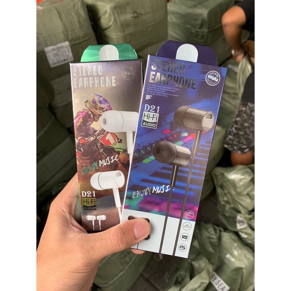 Headphone D21 In ear / Headset Stereo with mic