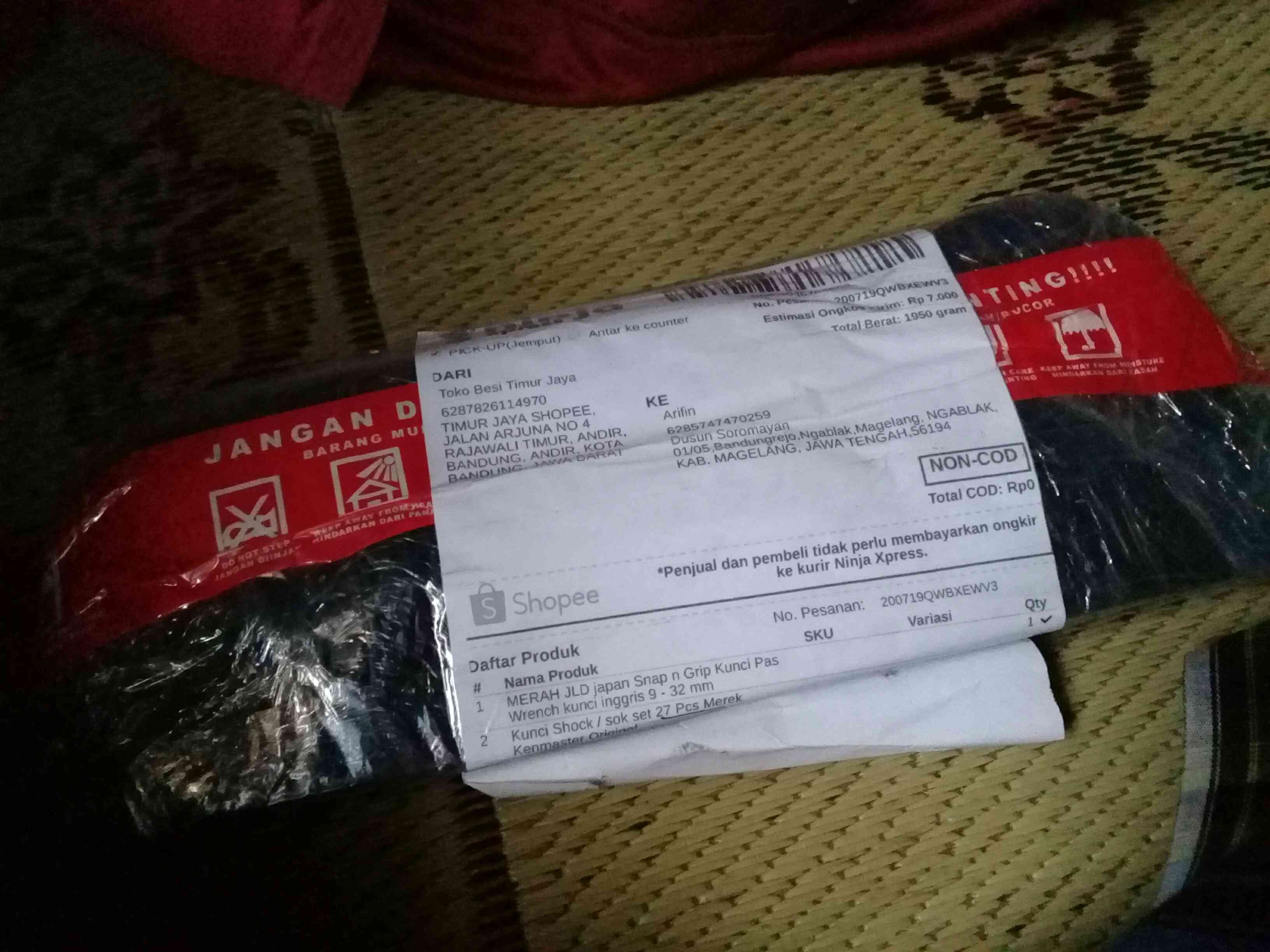 Merah Jld Japan Snap N Grip Kunci Pas Wrench Kunci Inggris 9 - 32 Mm