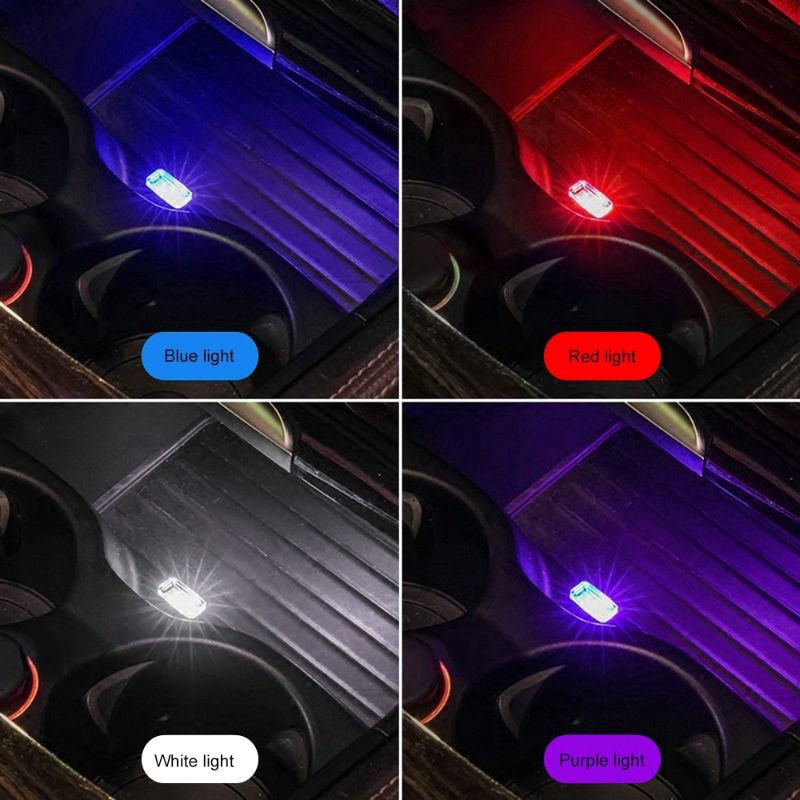 Lampu mini led usb atmosfer dekorasi mobil