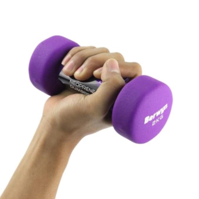 Toko-Alat-Fitness Berwyn Dumbell Neoprene 2 Kg Terlengkap