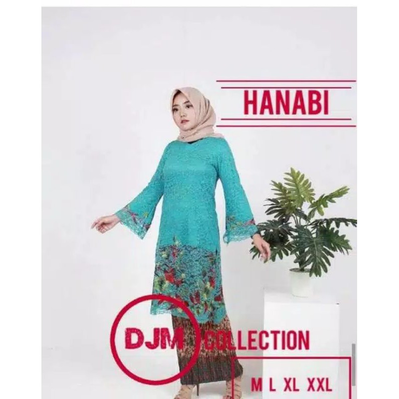 REAL PICT SETELAN KEBAYA HANABI/KEBAYA TUNIK/KEBAYA MODERN/KEBAYA KEKINIAN