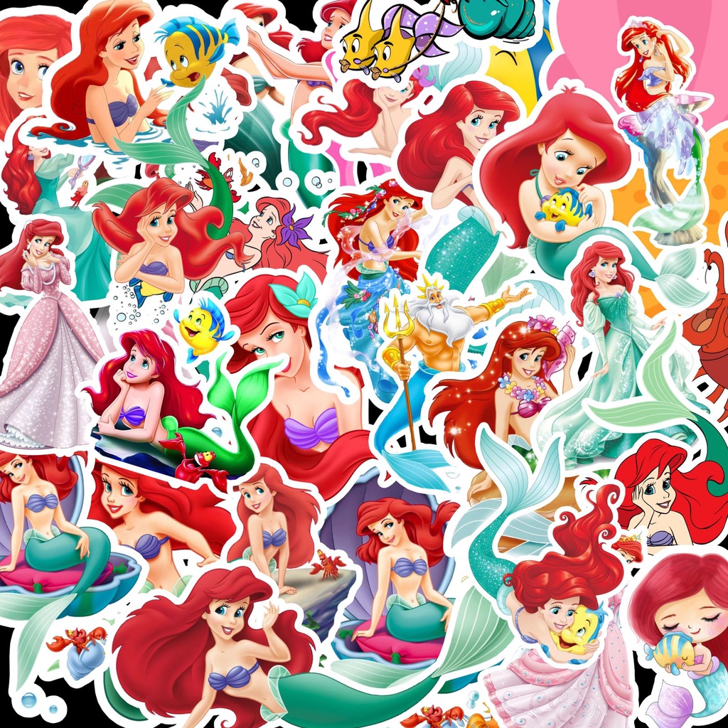 

STIKER DISNEY ARIEL MERMAID 35 PCS