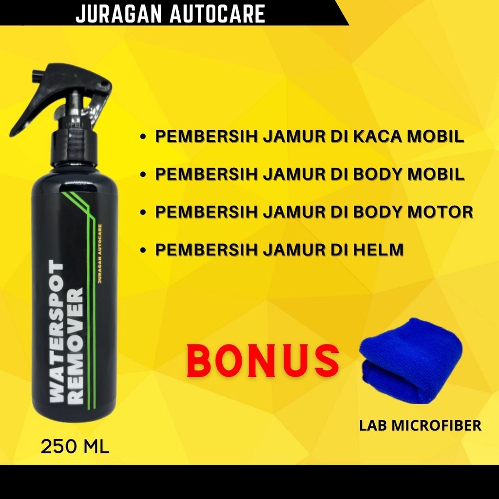 Paket 3 IN 1 - Pembersih Jamur Kaca Kerak Mesin Interior Mobil Paling Ampuh 250ml Juragan Autocare